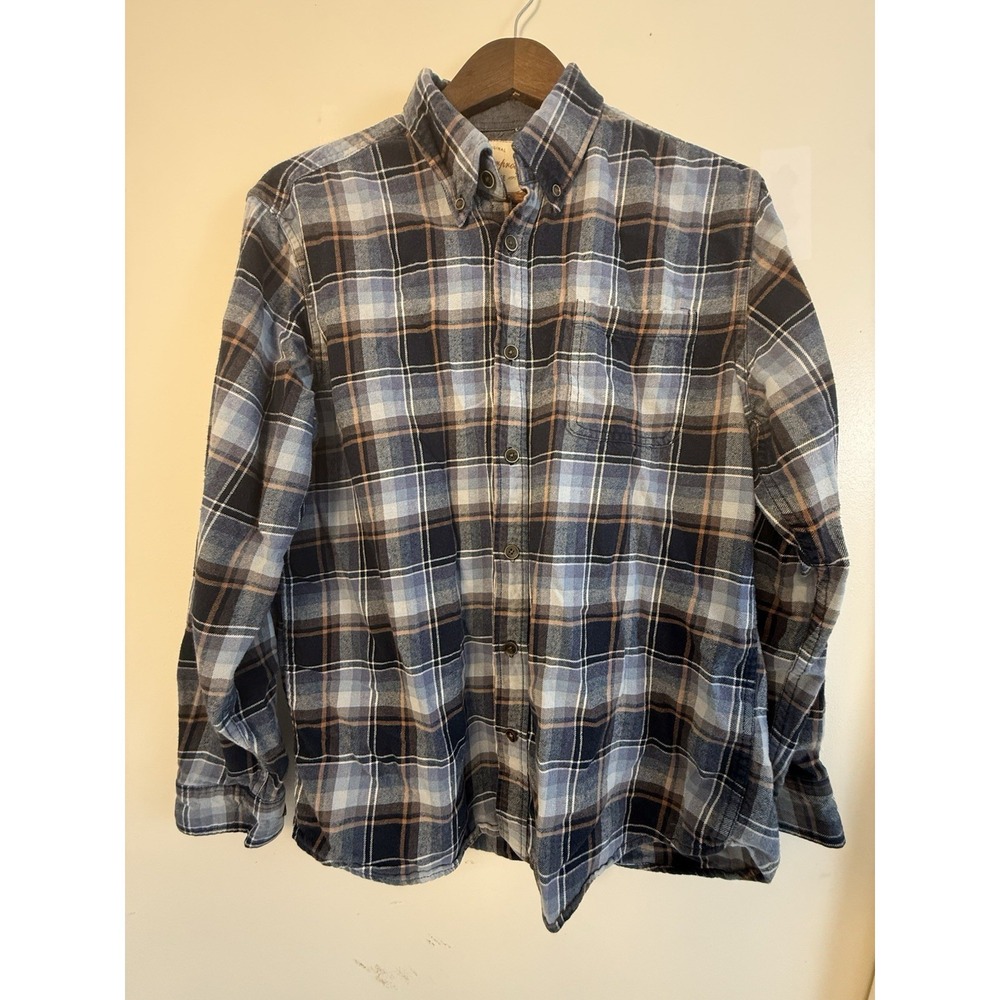Weatherproof Vintage Plaid Flannel‎ Shirt Coastal Grandpa Grunge Workwear